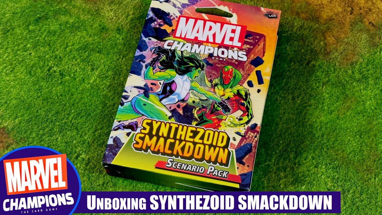 Marvel Champions SYNTHEZOID SMACKDOWN Scenario Pack Unboxing  |  Fantasy Flight Games