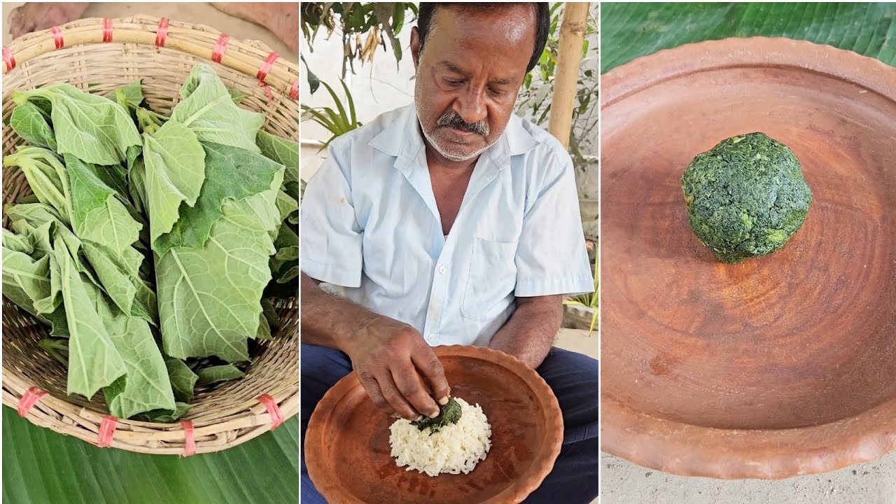 Traditional Lau Pata Bata Bengali Style | Simple Village Food Cooking 