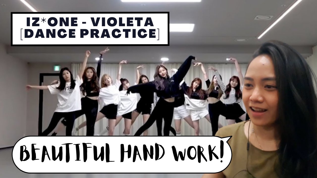 Retired Dancer Reacts to IZ*ONE - VIOLETA [DANCE PRACTICE] (Reaction Video)