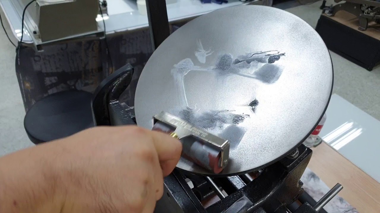 Create letterpress business cards with tabletop equipment