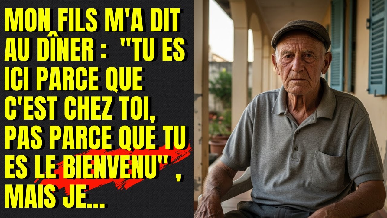 Mon fils m'a dit au dîner: 