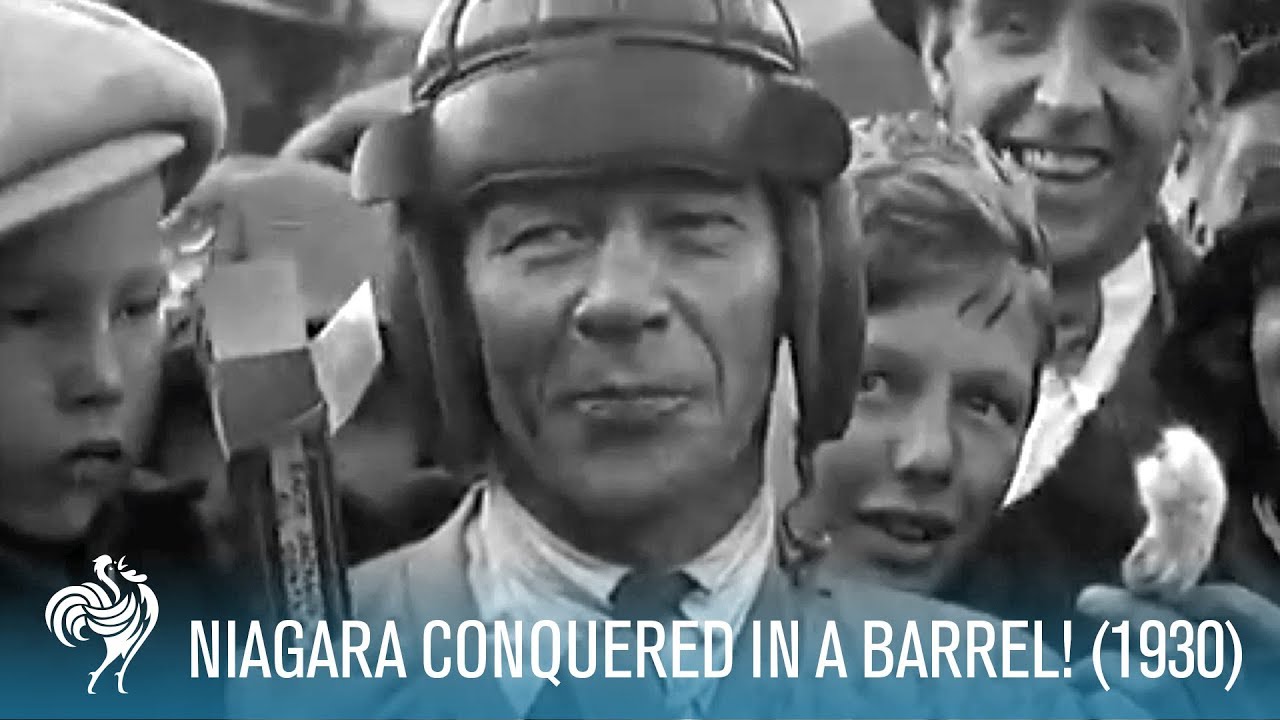 Niagara Conquered In A Barrel! (1930) | British Pathé
