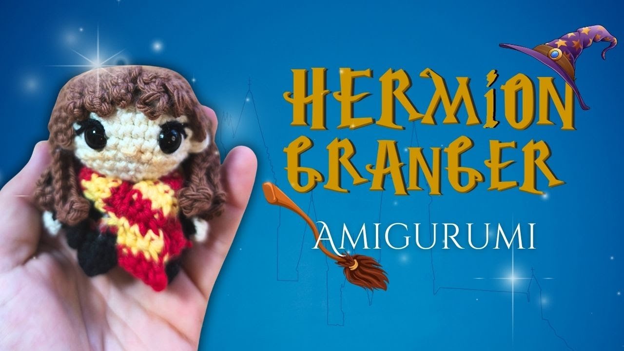 Hermione Granger Amigurumi 🧙‍♀️✨ | Tutorial fácil paso a paso en crochet