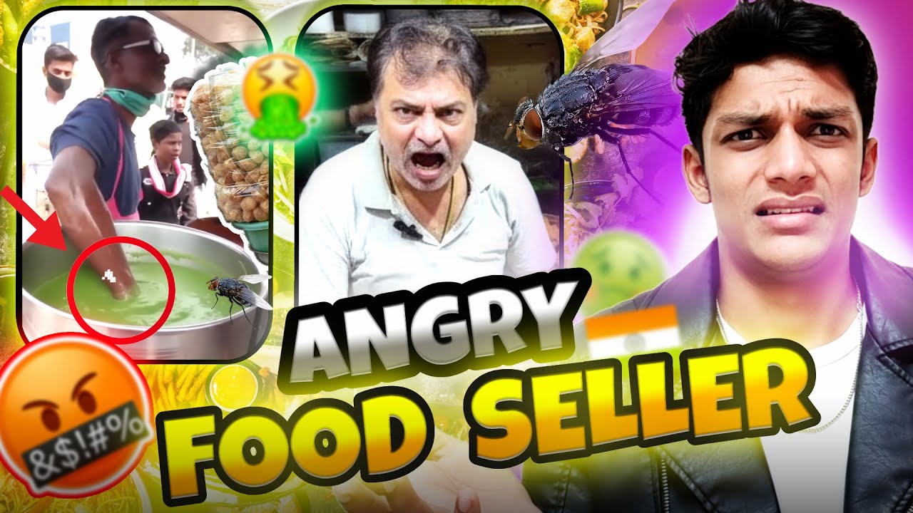 Street Food's Of INDIA Gone Wrong! 🤮 Angry FOOD  Sellers of INDIA 😡