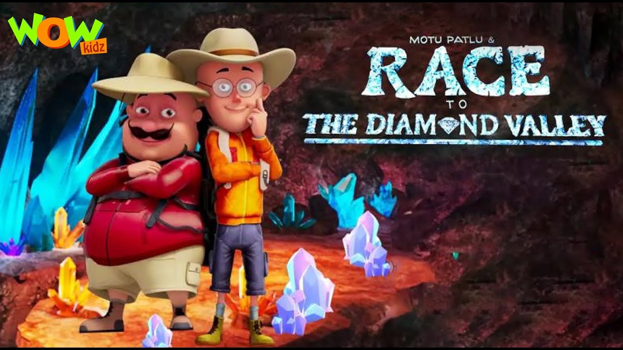 Motu Patlu & The Race To The Diamond Valley | New Hindi Movies | Motu Patlu Movie | Wow Kidz | #spot