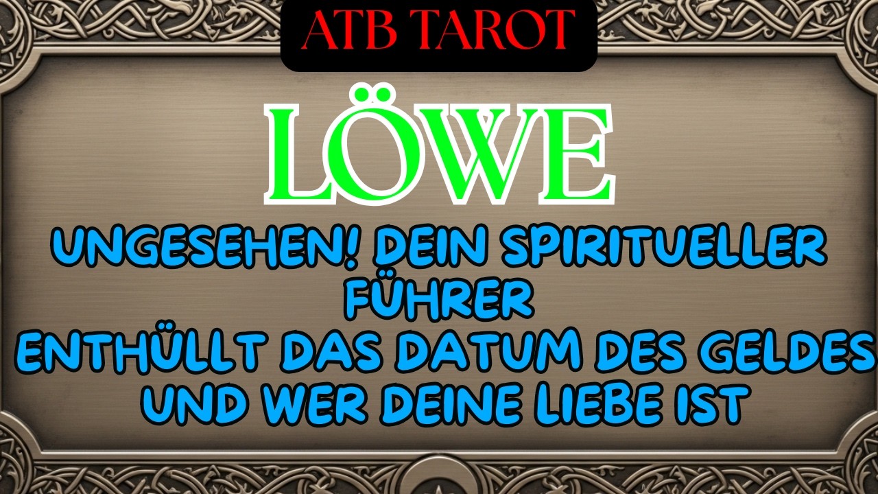 LÖWE: du bist nicht vorbereitet auf so viel Geld, das unerwartet kommt, und eine Beziehung in Sicht