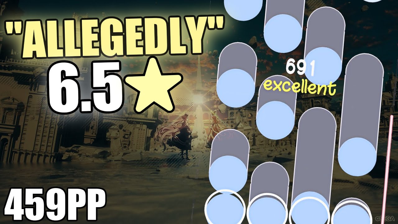 Сломанная карта фермы 6.5⭐ в Osu!Mania | XaleidoscopiX +HT 459 PP