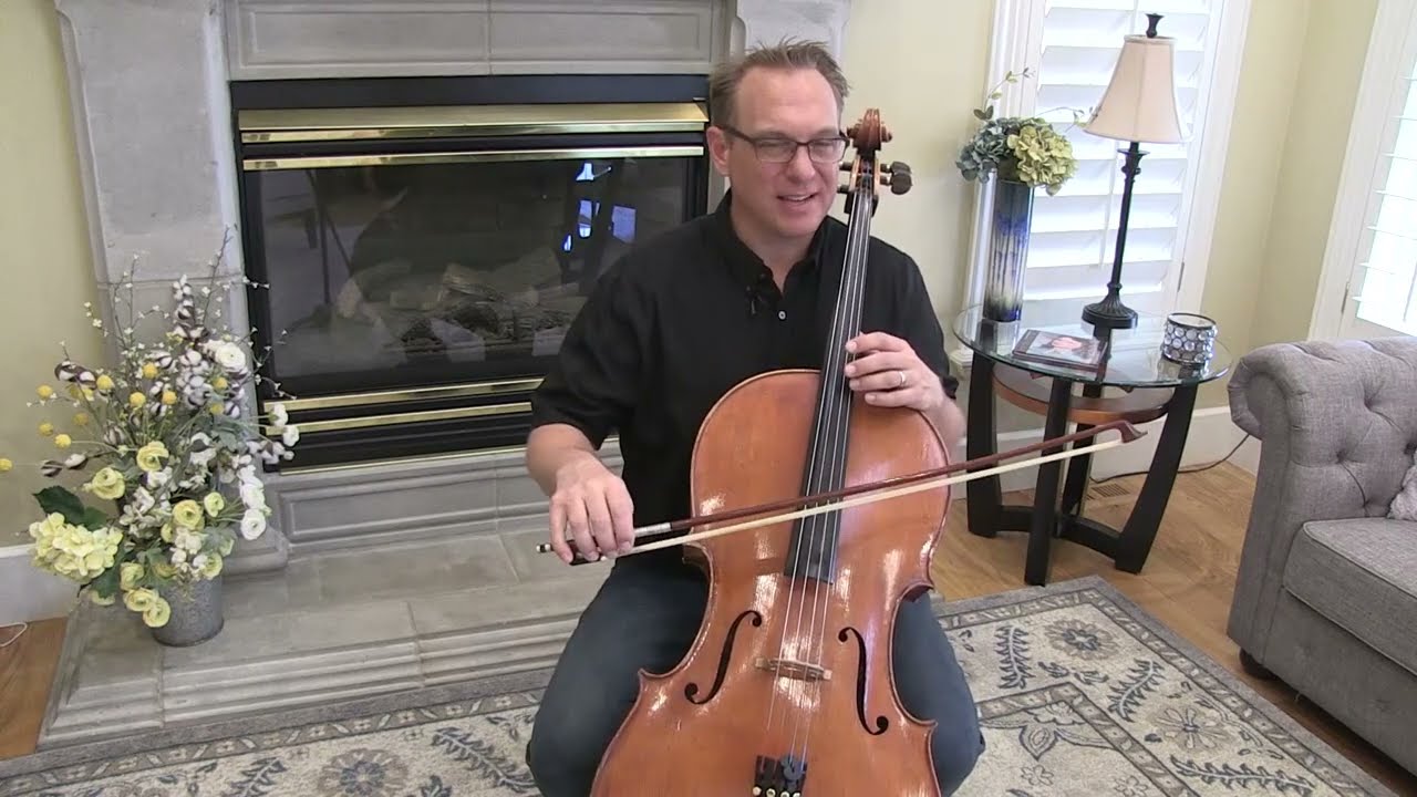 Handel's Bourrée from Suzuki Book 2 - Previews - Cello Instruction with Kayson Brown