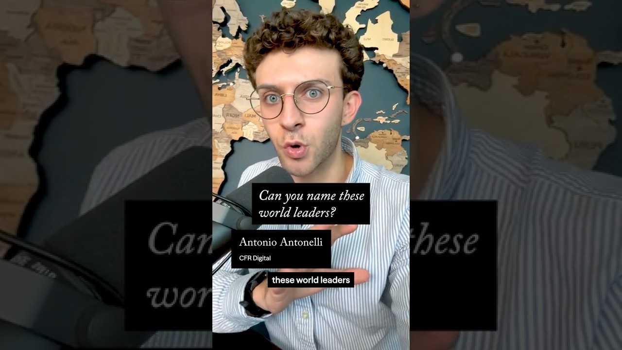 The World Leader Quiz: Can you name all three?