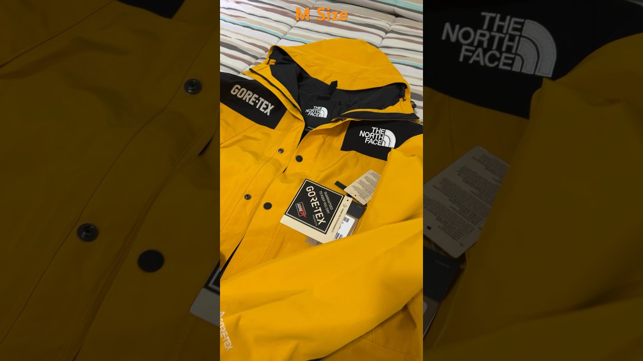The North Face GTX Mountain Jacket in Yellow / Black | Preview Only For You