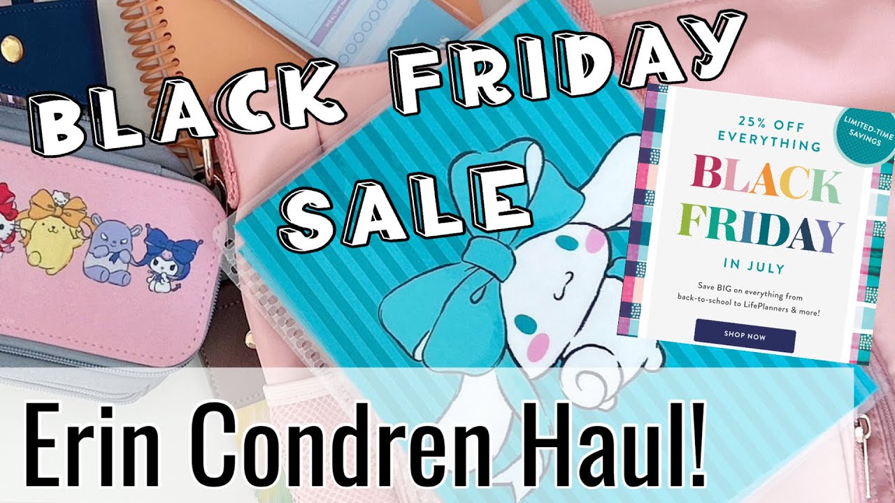 ERIN CONDREN HAUL | CARRY-ALL COMPARTMENT TOTE | MIDNIGHT CLEAR PLANNER FOLIO
