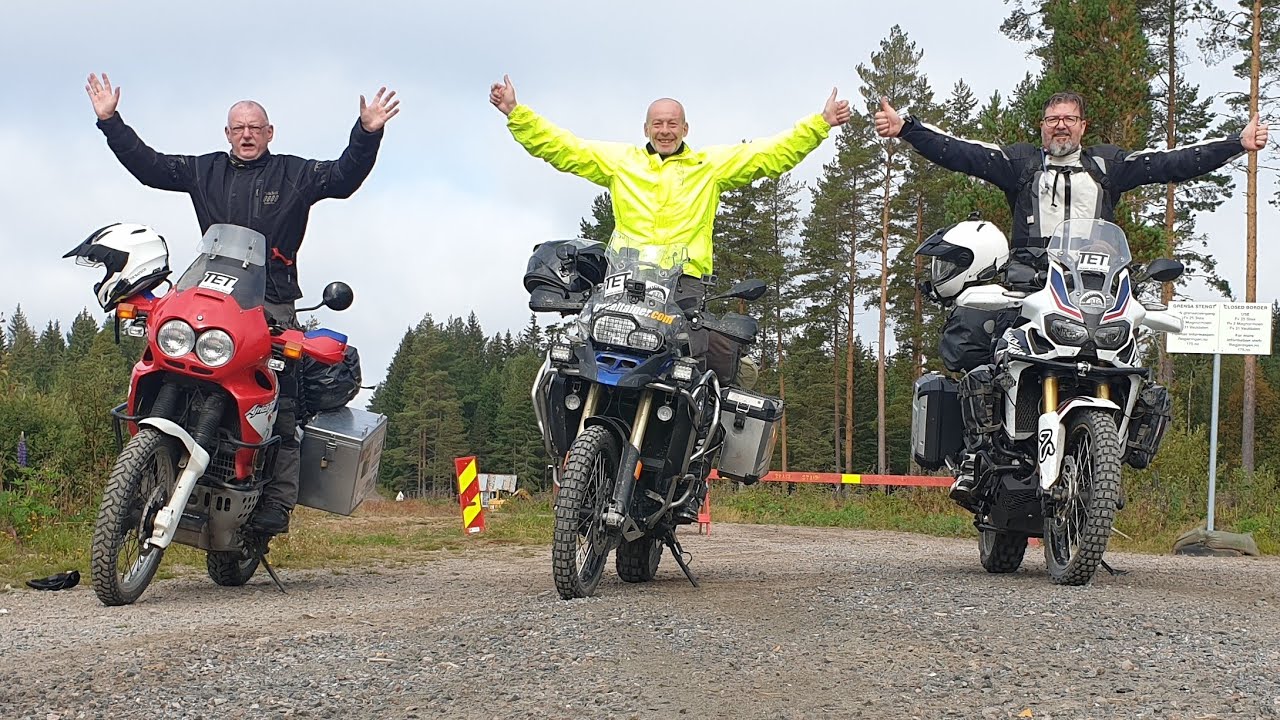 Clip 2 Im Trio mit Motorrad über den TET Schweden. Wild Camping und Outdoor-Küche