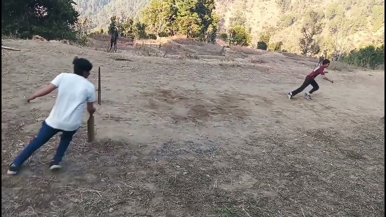 ले बेटा पहाड़ ⛰️ का मैच ना देखा तो क्या देखा🏏