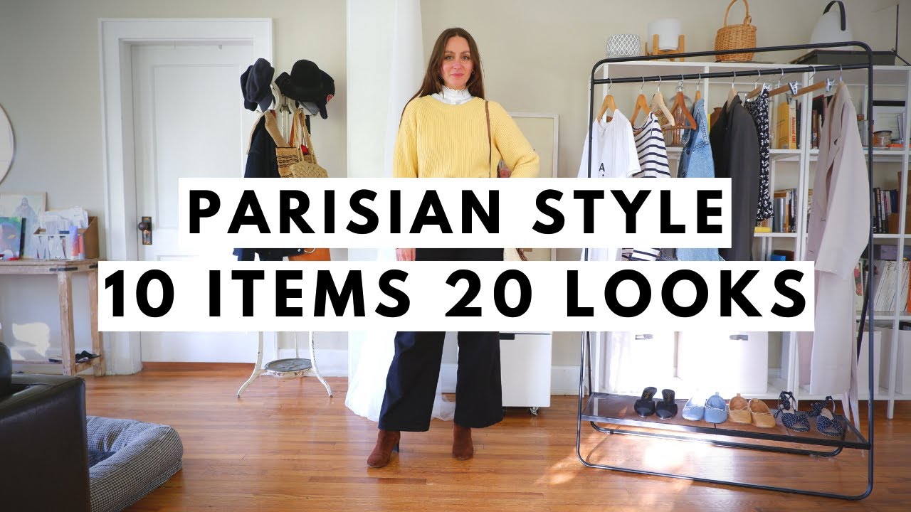 Parisian Style 10x10 Capsule Wardrobe | 10 Items 20 Outfits