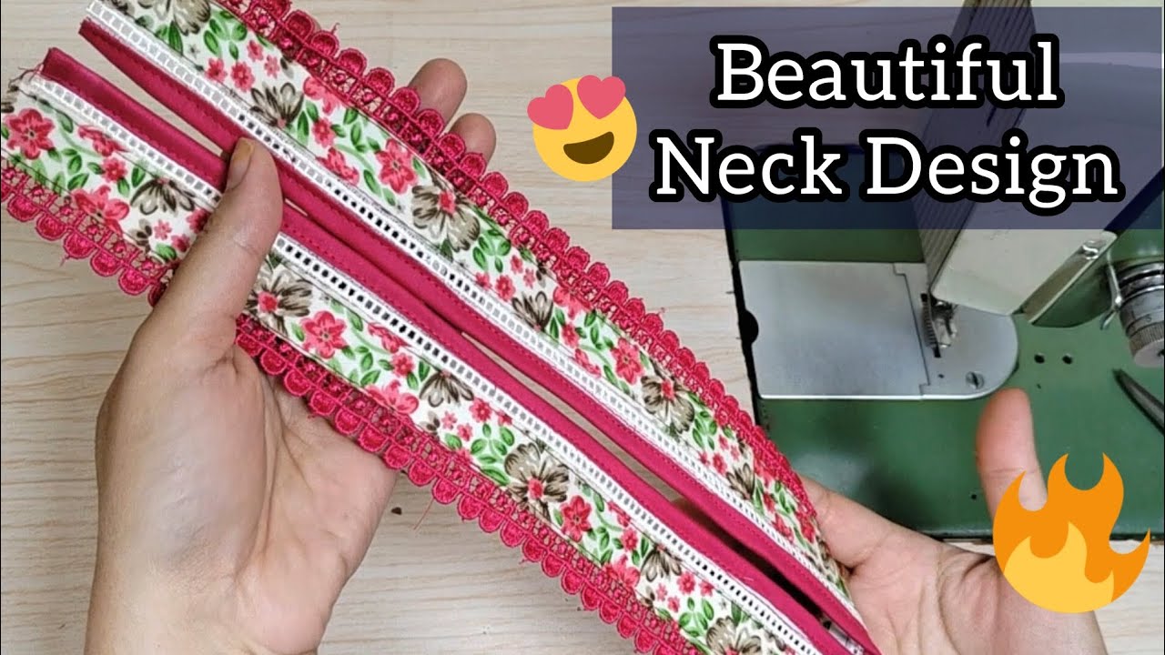 Stylish Neck Design 🌟🪷 Easy DIY design | Sew N Fabrics