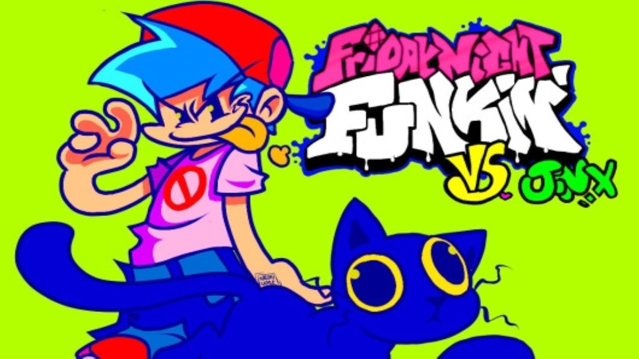 Friday Night Funkin' - V.S. Jinx The Cat FULL WEEK - FNF MODS [HARD]