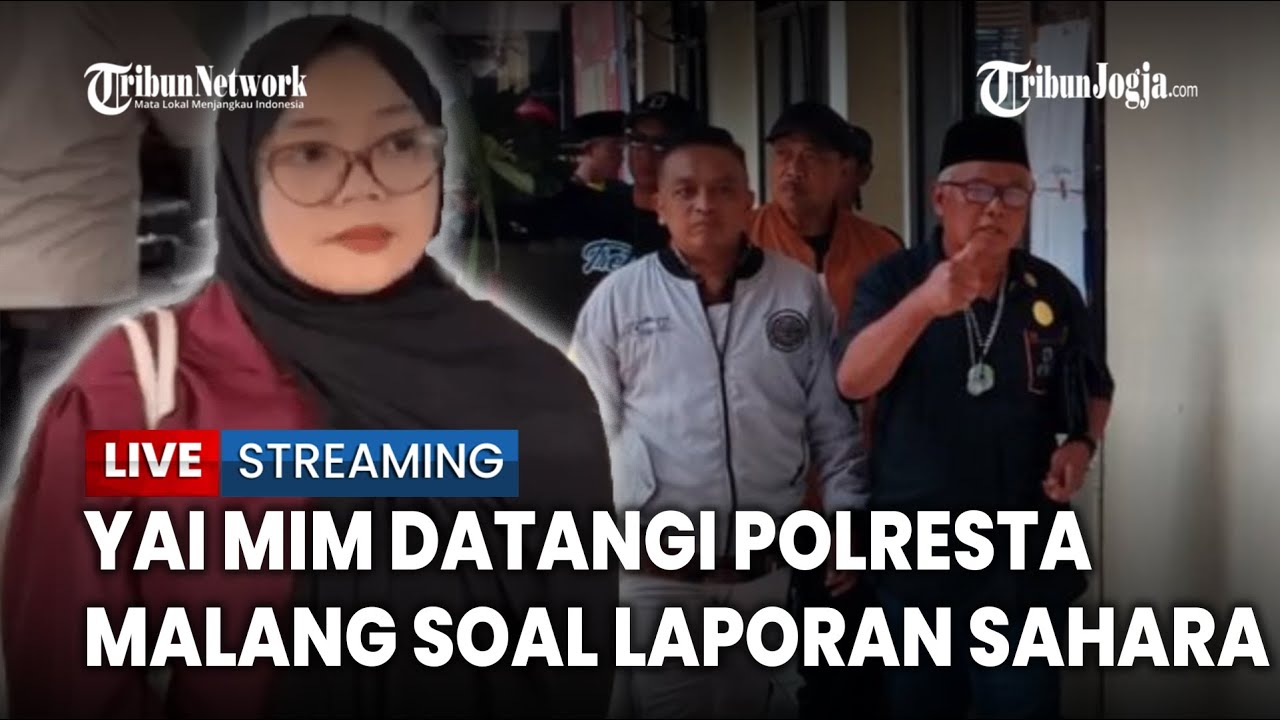 🔴 Yai Mim Dikawal Relawan Datangi Polresta Malang Kota Bawa Alat Bukti Soal Laporan Sahara