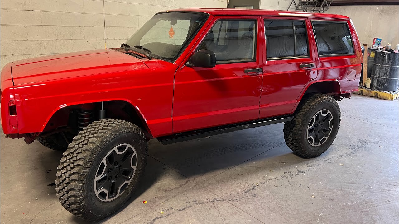 1997 Jeep Cherokee XJ build. Daily Driver / Weekend Warrior Episode 2 Painting with help from my Son