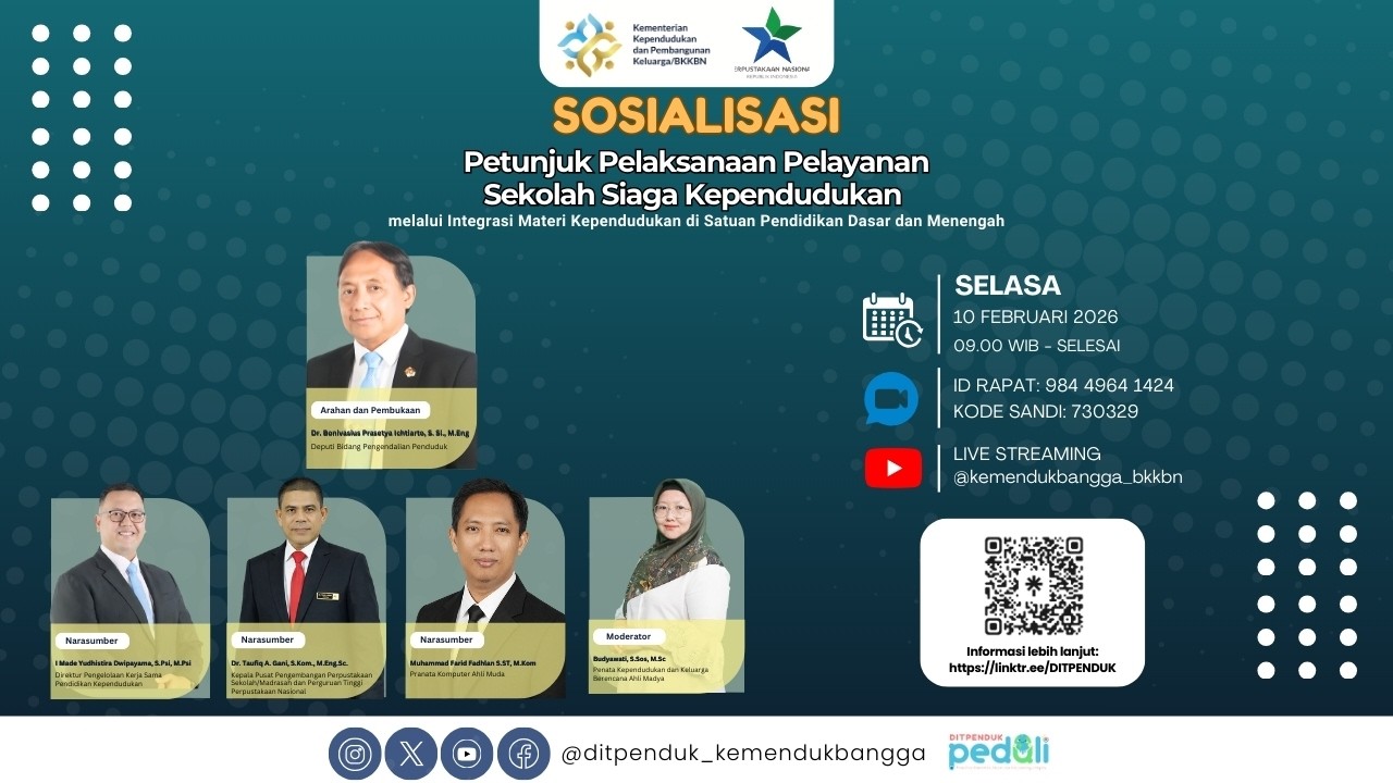 Sosialisasi Petunjuk Pelaksanaan Pelayanan Sekolah Siaga Kependudukan
