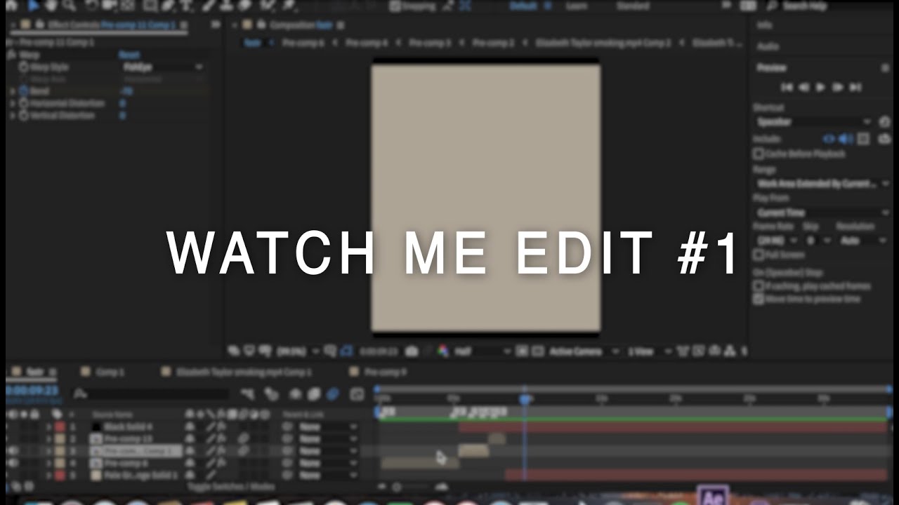watch me edit #1