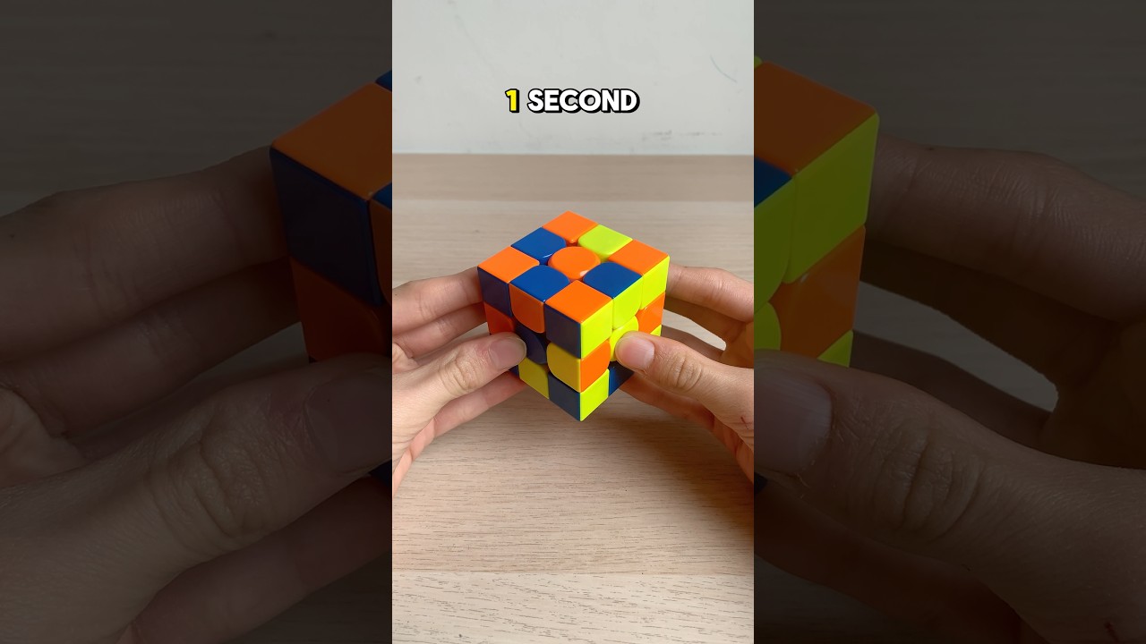 SECRET Rubik&rsquo;s Cube Magic Trick! Explained #shorts
