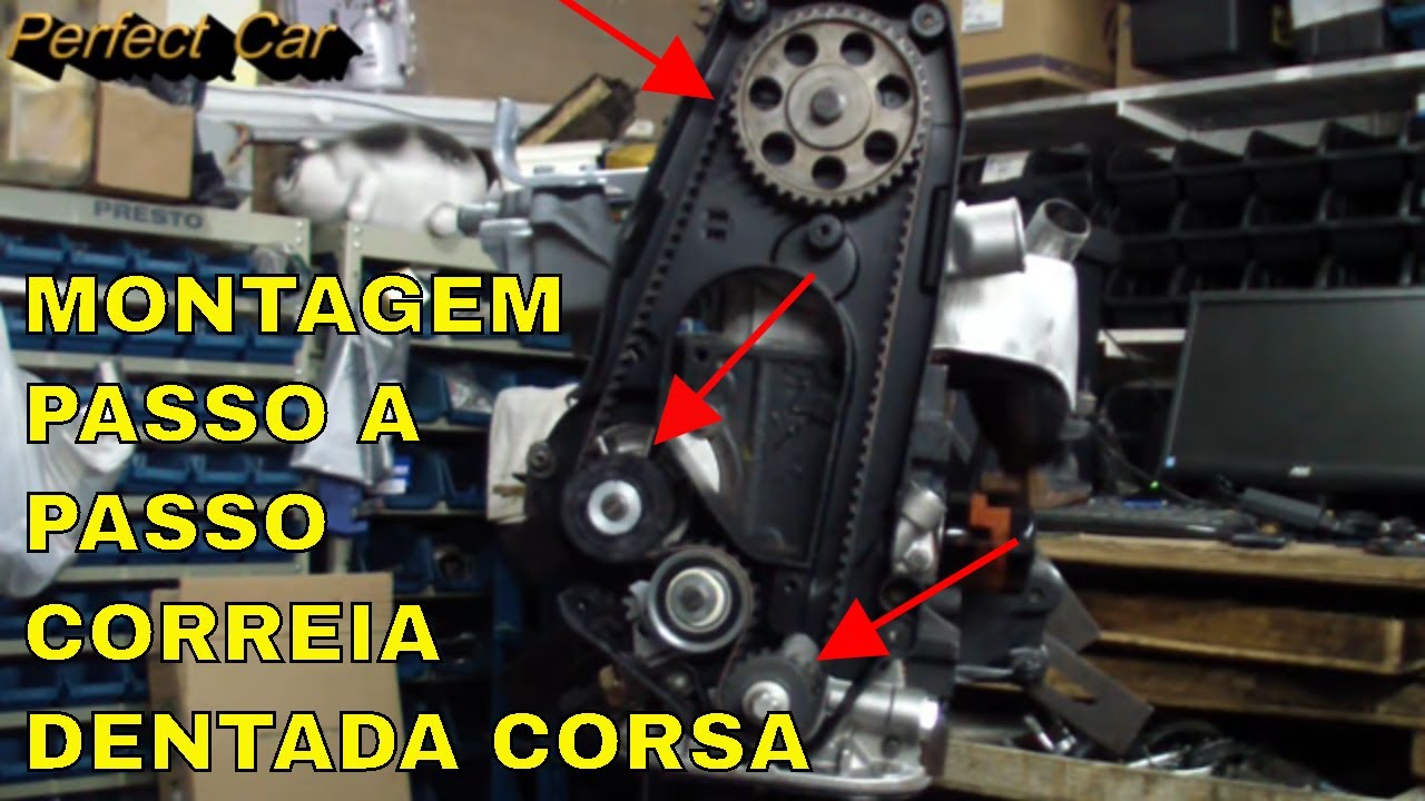 CARLOS - COMO TROCAR A CORREIA DENTADA DO (CORSA E CELTA) PASSO A PASSO
