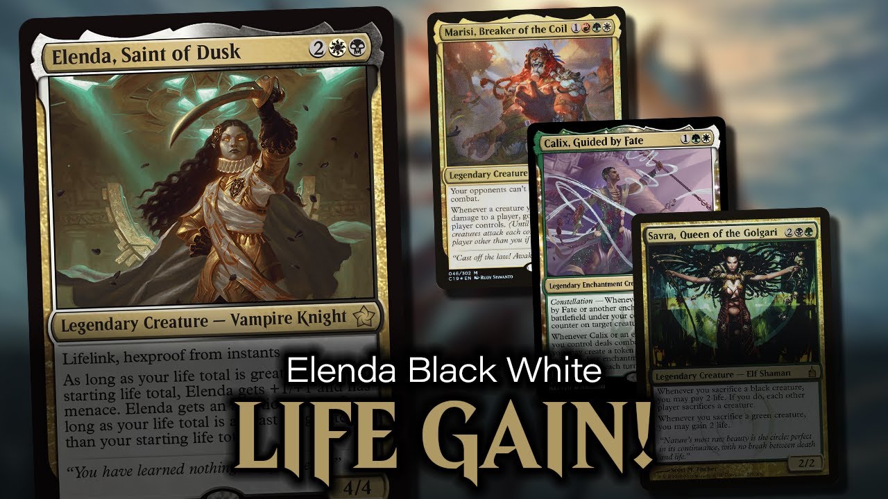 Elenda Saint of Dusk vs Marisi vs Calix vs Savra | Foundations MTG Commander Gameplay