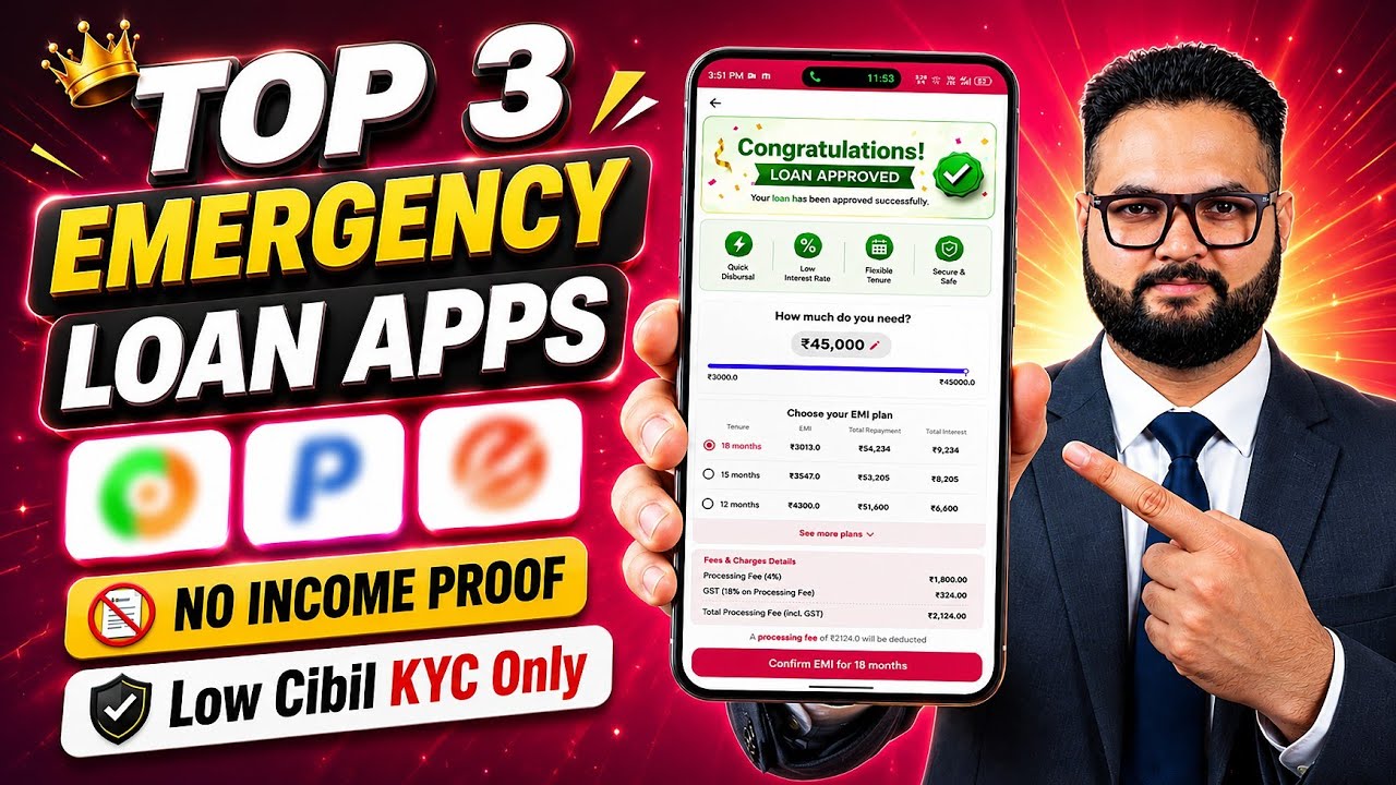 Top 3 Instant Loan Apps for Low CIBIL Score 2026 | How to Get a Loan with a Low CIBIL Score | NBF...