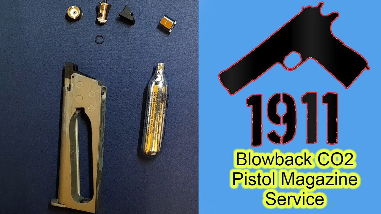 Обслуживание магазина пневматического пистолета CO2 Blowback 1911 года