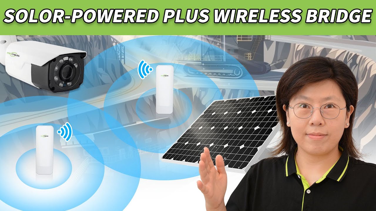 Solar Powered IP Camera System Setup for Construction Site Remote Area