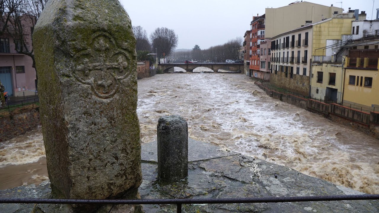 Crescuda del Daró a la Bisbal per la llevantada
