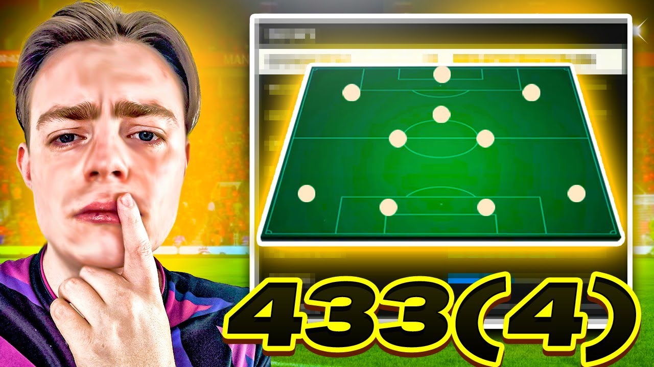 433(4) is so OVERPOWERED 💯✅ Best EAFC 24 Custom Tactics & Formation