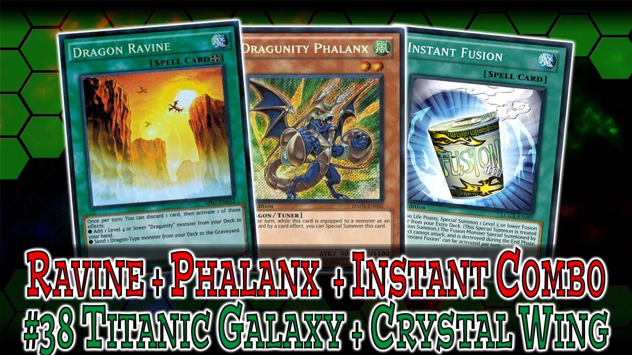 New Dragunity Combo 2016: First Turn #38 Titanic Galaxy + Crystal Wing Synchro Dragon +2 Combo