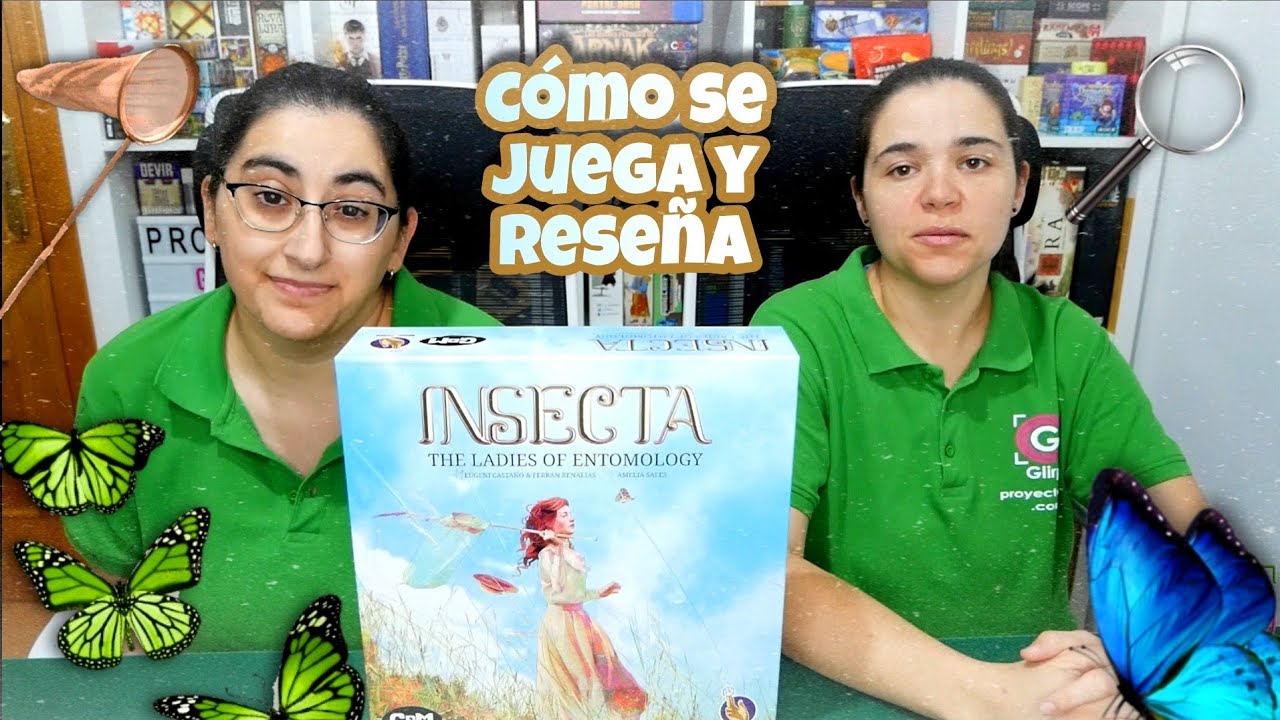 Insecta, The ladies of entomology. Rese&ntilde;a y tutorial del juego de mesa
