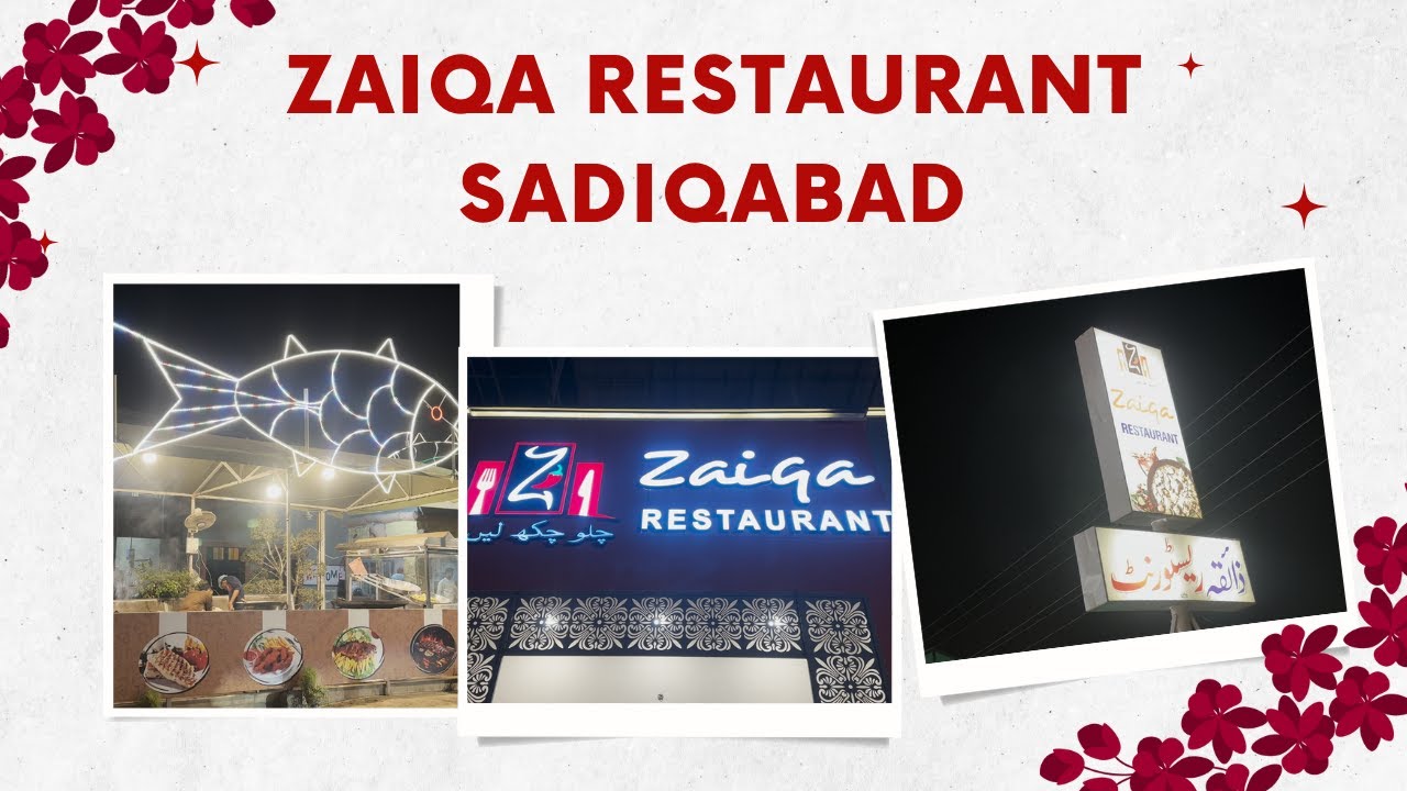 Zaiqa Restaurant Sadiqabad 🍽️  Best Taste in Town  Food Review 2025