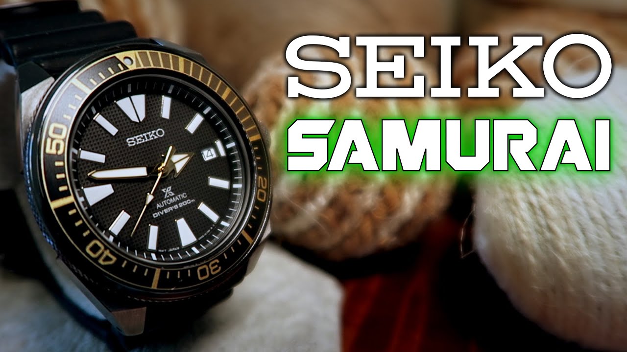 Автоматические часы для дайвинга Seiko Samurai SRPB55 Prospex — полный обзор