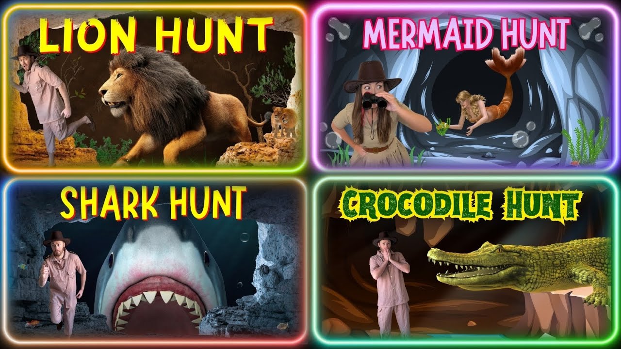 We’re Going on a Bear Hunt Compilation | Bear Hunt | Brain Break | Videos for Children