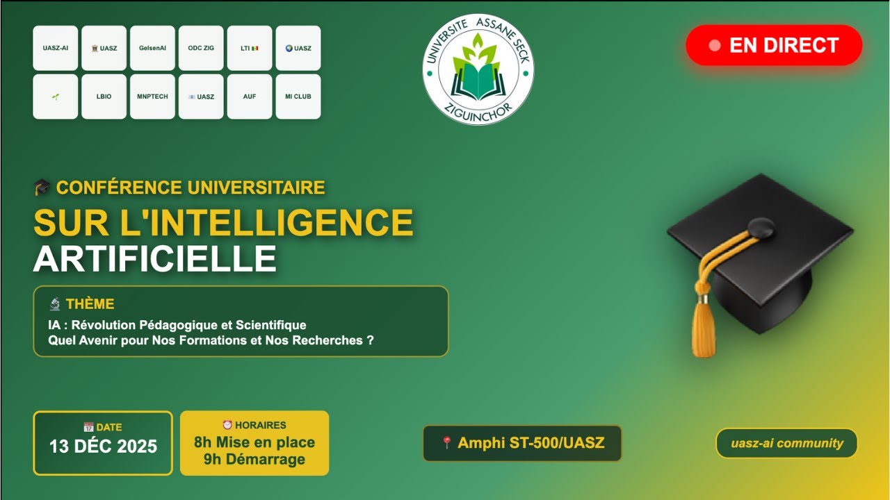 Conférence sur l’Intelligence Artificielle | Révolution Pédagogique & Scientifique – UASZ