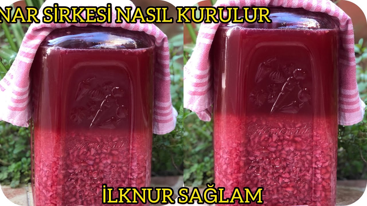 Nar Sirkesi/Nar Sirkesi Kurulumu💯Evde Nar Sirkesi Nasıl Yapılır/Evde Sirke Kurulumu