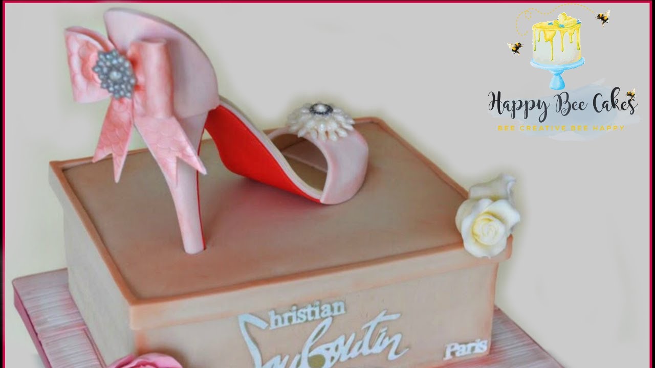 High heel cake | Shoe cake tutorial | Shoe cake idea
