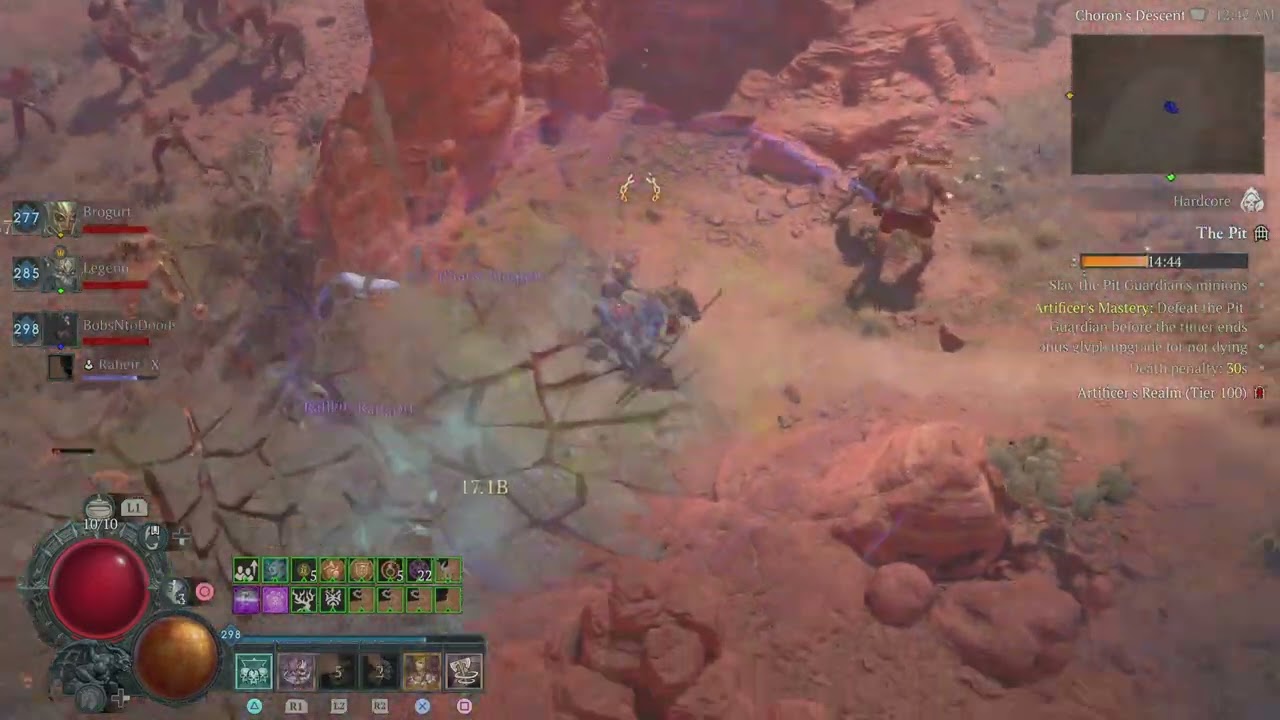 Speed Pit Run Diablo 4 HC (48 Seconds)