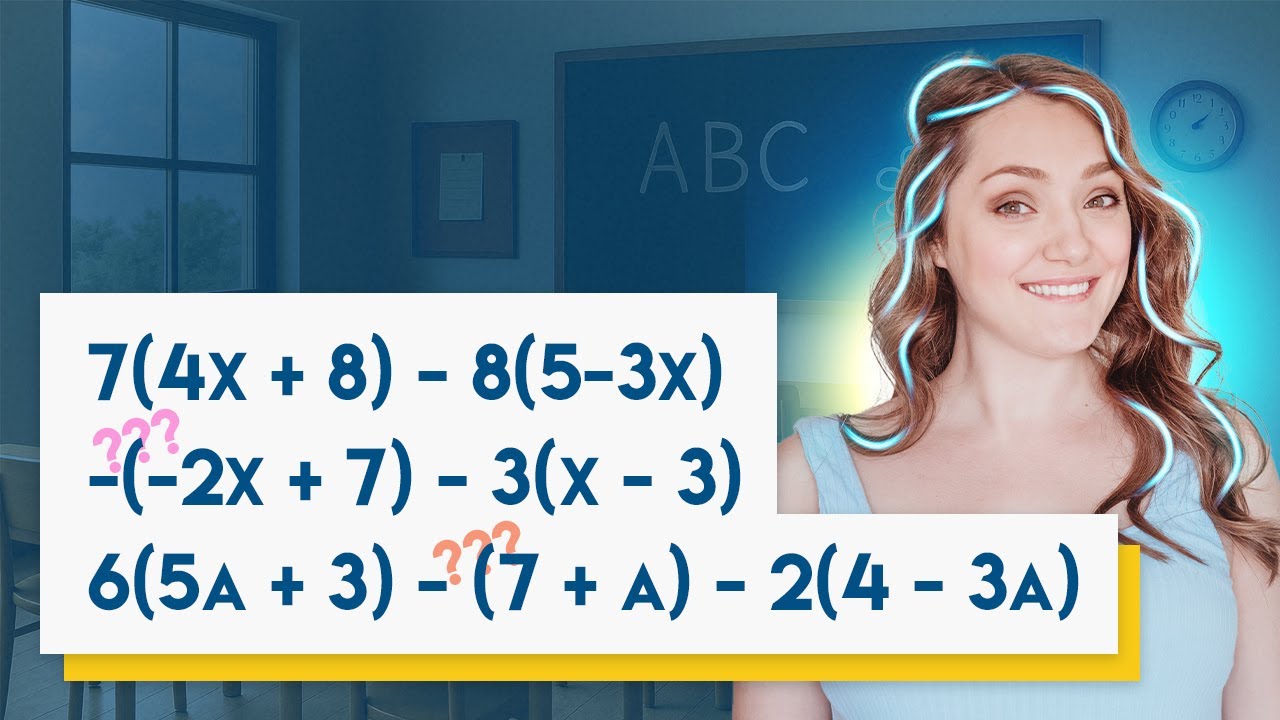 Nous apprenons à simplifier les expressions et à développer les parenthèses.