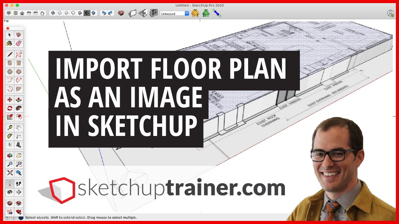 Elevate Your SketchUp Skills: Modeling from a Floor Plan Image