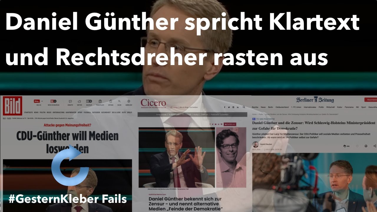 Daniel G&uuml;nther m&oacute;wi wprost, a prawicowi ekstremiści wpadają we wściekłość.