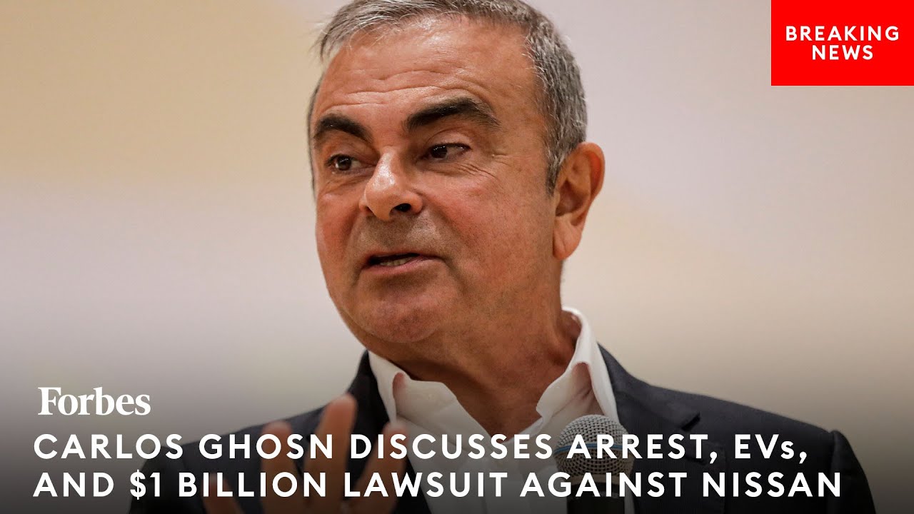 Carlos Ghosn Discusses Arrest, EVs, And $1B Lawsuit Against Nissan | FORBES INTERVIEW