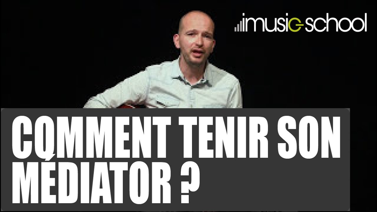 🎸LA BOÎTE À QUESTION : Comment tenir son médiator? avec PAUL CESARI sur imusic-school