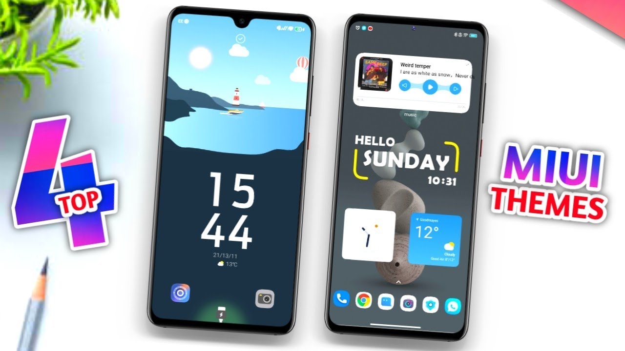 Most Unique Miui 12 Themes With Boot Animation, Lock Screen, Charging | Top 4 Best Miui 12 Themes