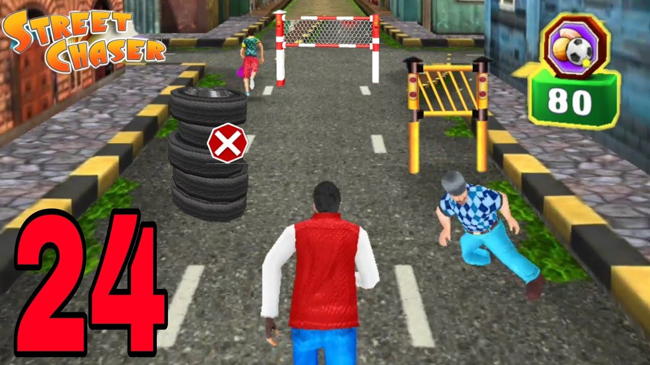 Street Chaser - Level 80 || Kick The 26 Balls Gameplay