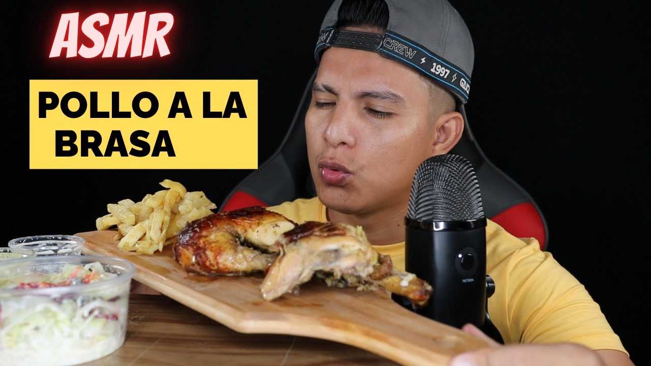 ASMR POLLO A LA BRASA -  MUKBANG PERÚ
