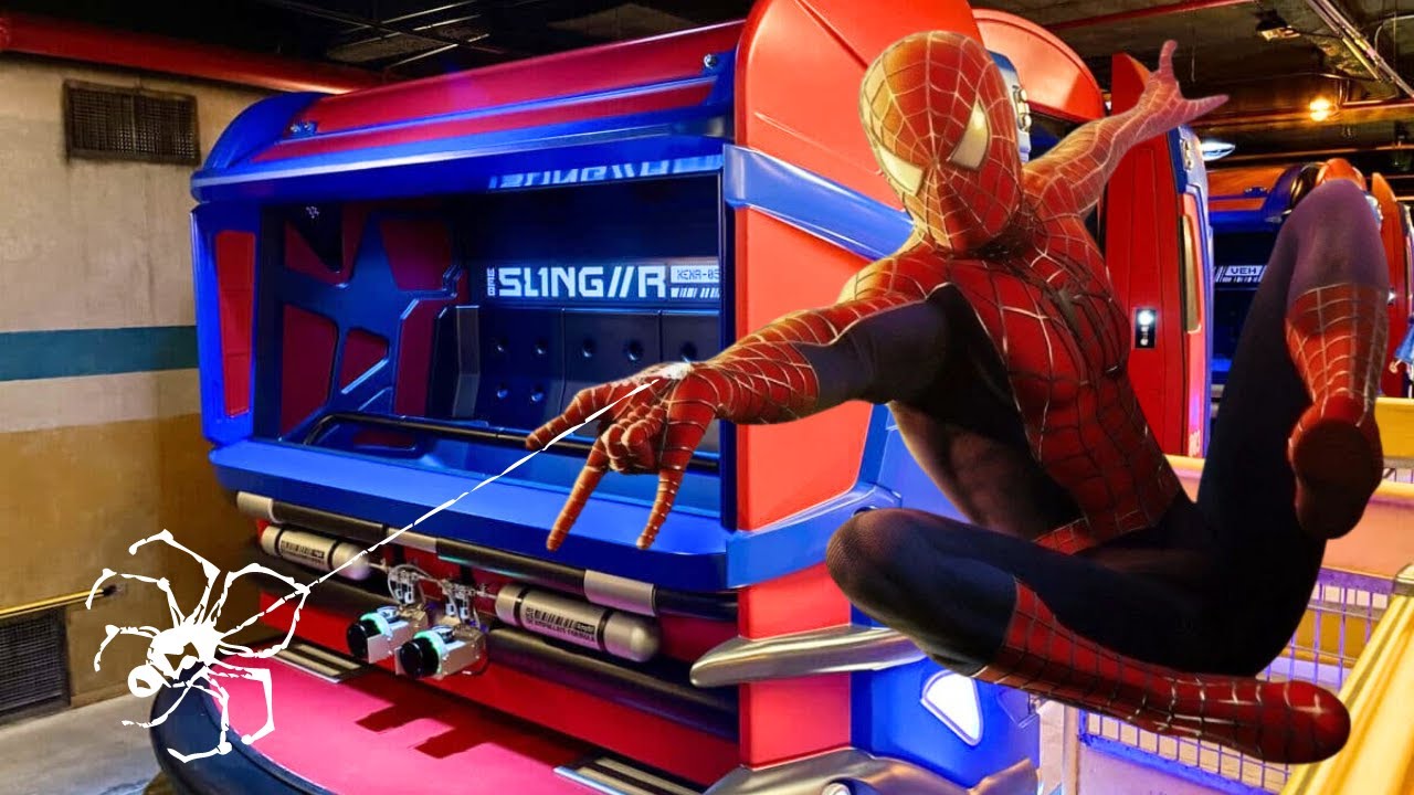 [2024] WEB SLINGERS: Полное путешествие Человека-паука от первого лица🕷️ | 4K Disney California A...